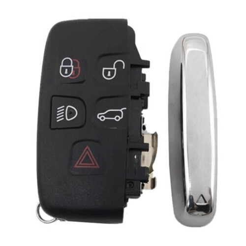2X Car  Remote Key Shell Keyless Entry Fob Housing 5 Button  Remote Key Cover for