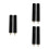 6Pcs Versatile Black Cue Stick Lengthener with for Pool 2