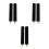 6Pcs Versatile Black Cue Stick Lengthener with for Pool 4