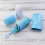 2Pcs Portable Foldable Umbrellas with Capsule Case Sky Blue Anti-Uv 8