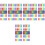 40 Sets Plastic Sticky Tabs Fluorescent Page Tabs Page Markers 2