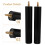 4Pcs Portable Black Pool Cue Extender for Versatile Billiard Use 9