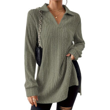 Women'S 2025 Fall Long Sleeve Half Zip Casual Oversized Ribbed Knit Pullover Sweater Top Army Green XXL