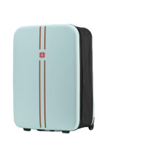 Foldable Carry On Luggage 20 Inch Hard Shell Suitcase with Silent Wheels and ThreeStage Telescopic Handle