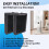 -H128 Replacement Filter Compatible for LEVOIT -H128 Air Purifier, -H128 H13 True HEPA Replacement Filter 2 Pack 6