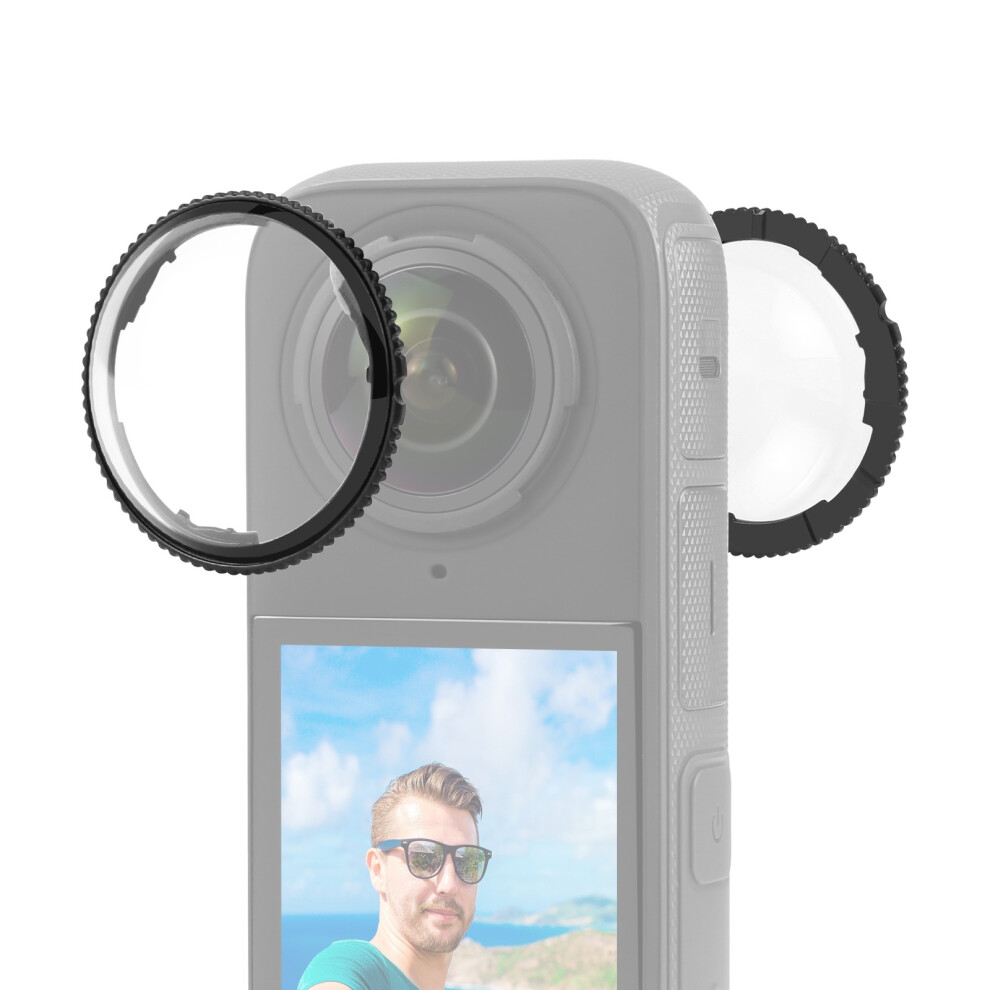 Optical Glass Lens Protector For Insta360 X4 Action Camera 7314280768271
