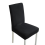 Ensfarget hjemmespisestoltrekk Black 1