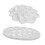 2pcs Watercolor Paint Palette with Easy Clean Surface, Compact Handheld Tray for Artists 1