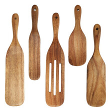 Handmade Premium Wooden Spurtle Set Spurtles Kitchen Tools Wooden, Heat Resistant Non Stick Scottish Spurtle Set