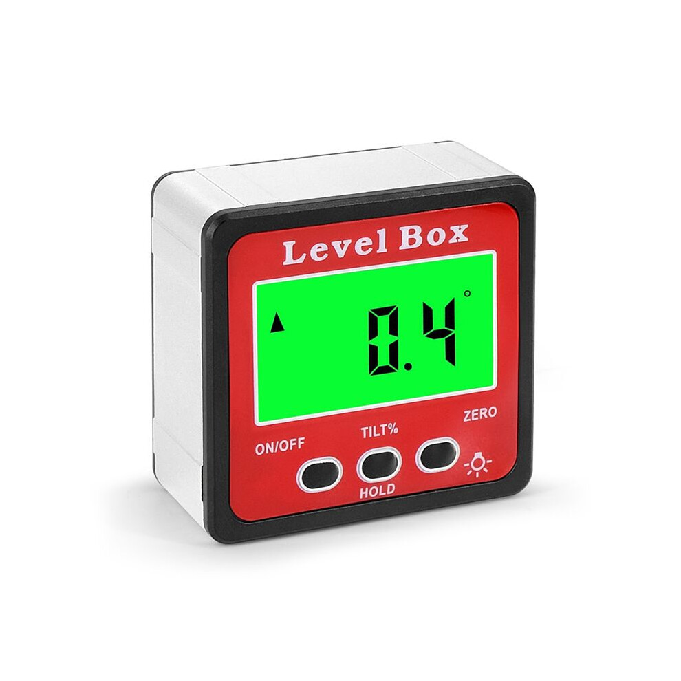 Digital Level Box Protractor Angle Finder 90 Degree Level Gauge Bevel Gauge Inclinometer With Magnetic Based Backlight 6033017017413