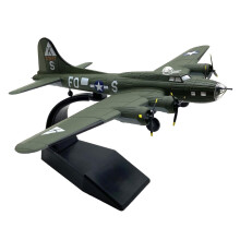1/144 Scale B17 Bomber Model Airplane with Stand, Durable Alloy Build, Collector Gift