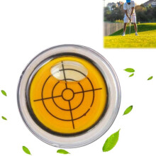 FloHua golfbollmarkör med nivelleringsfunktion runt lockklämma med &