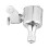 Bike headlight 12V 6W friction dynamo silver 1