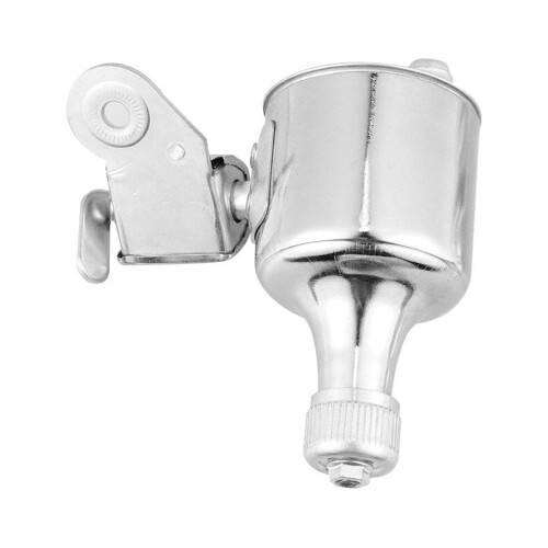 Bike headlight 12V 6W friction dynamo silver