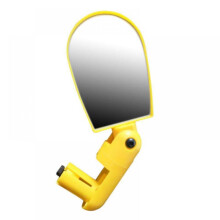 Bicycle Rearview Mirror Adjustable Rotatable Yellow