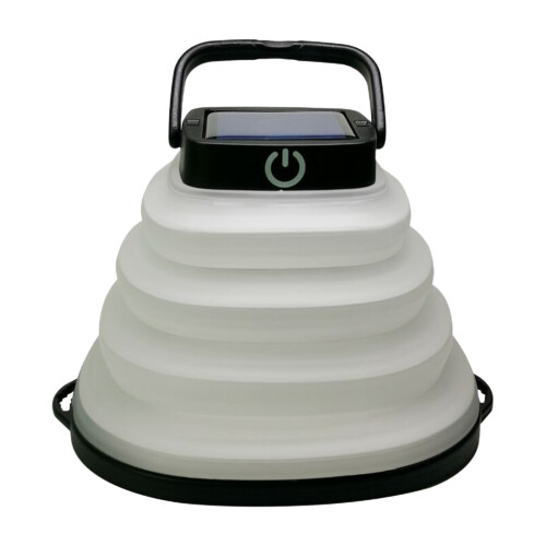 Solar Lantern Camping Rechargeable LED USB Lamp IP65