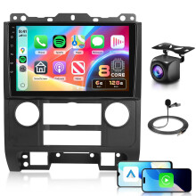9 Inch Android 15 Car Stereo with Wireless CarPlay Android Auto, 8 Core 6GB+128GB Radio for Ford Escape Kuga Mazda Tribute 2007‑2012