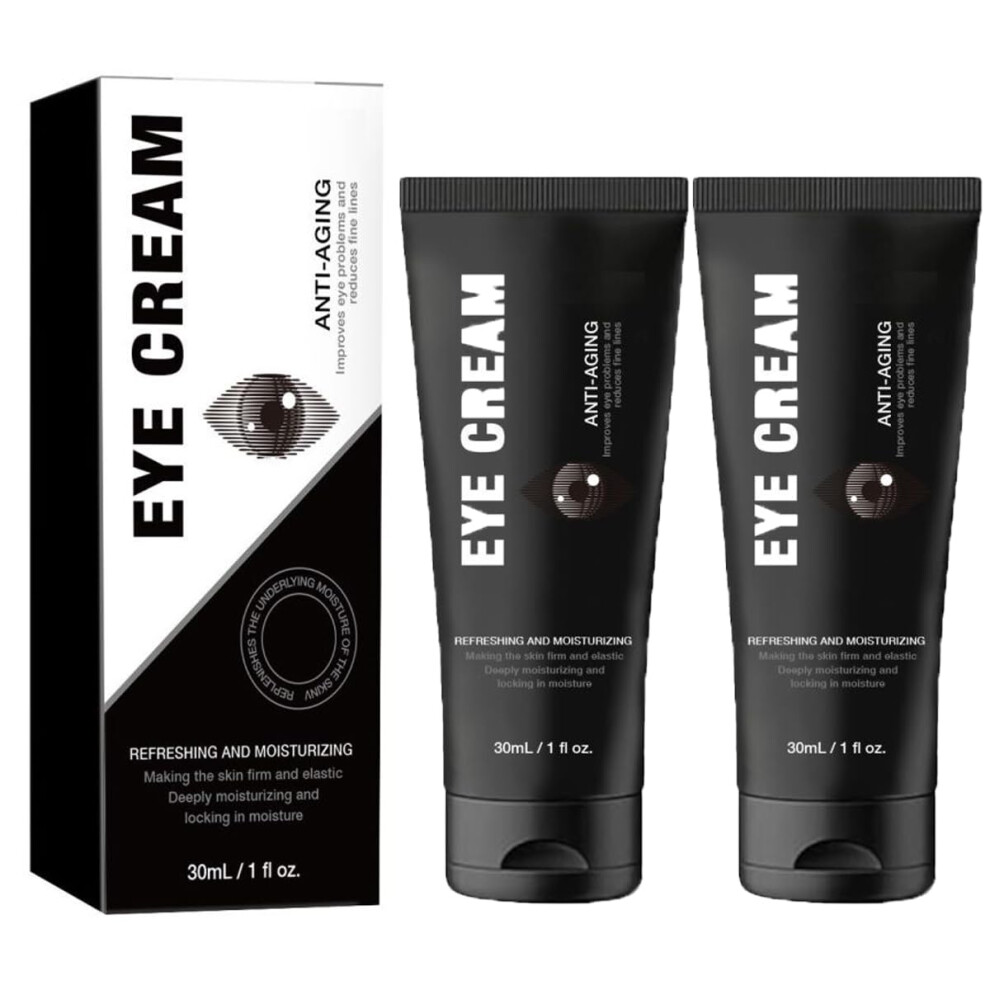 Cream/Dark Anti Aging Eye For Circles And Puffiness, Instant Firming And Hydrating Under Eye For Men And Women (2Pcs)