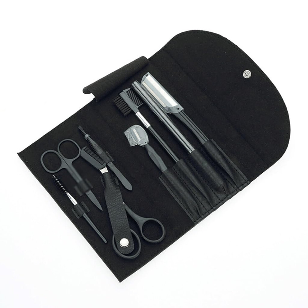 Nail Clippers Set 8 Piece Portable Manicure Kit for Fingernails and Toenails with Ergonomic Grip