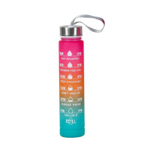 XIAOLE motivációs sport vizespalack 10oz időjelzővel