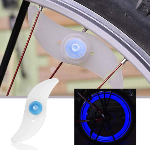 Jacenvly Grinch LED bike spoke lights 2 pcs