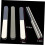 5pcs Double Sided Nail File Buffer Set, Washable Reusable Board for Natural and Artificial Nails 2