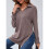 Women'S 2025 Fall Long Sleeve Half Zip Casual Oversized Ribbed Knit Pullover Sweater Top  M 2