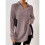 Women'S 2025 Fall Long Sleeve Half Zip Casual Oversized Ribbed Knit Pullover Sweater Top  M 4
