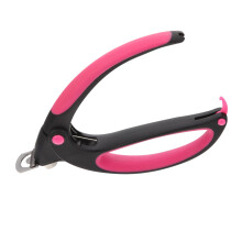 Stainless Steel Nail Clipper with Ergonomic Silicone Grip, Precision Sharp Blades for Men and Women