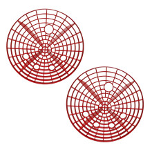 Car Wash Grit Guard 2PCS 10 Inch Red Bucket Insert Filter, Paint Protection and Scratch Prevention for 35 Gallon Universal Fit