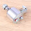Bike headlight 12V 6W friction dynamo silver 4