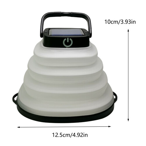 Solar Lantern Camping Rechargeable LED USB Lamp IP65 2