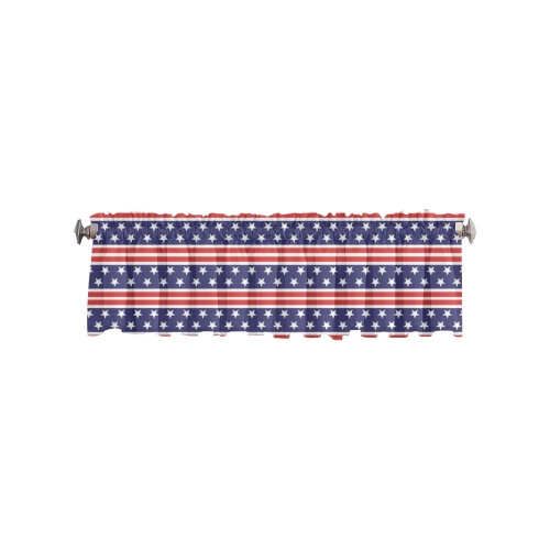 Living Room Curtains American Flag Pattern Eyelet 1 Pair 1