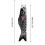 Flaga Windsock Streamer Fish 150cm Czarna 2