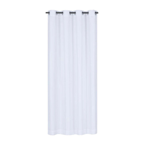 White Sheer Curtains Voile 52x84 Rod Pocket 1