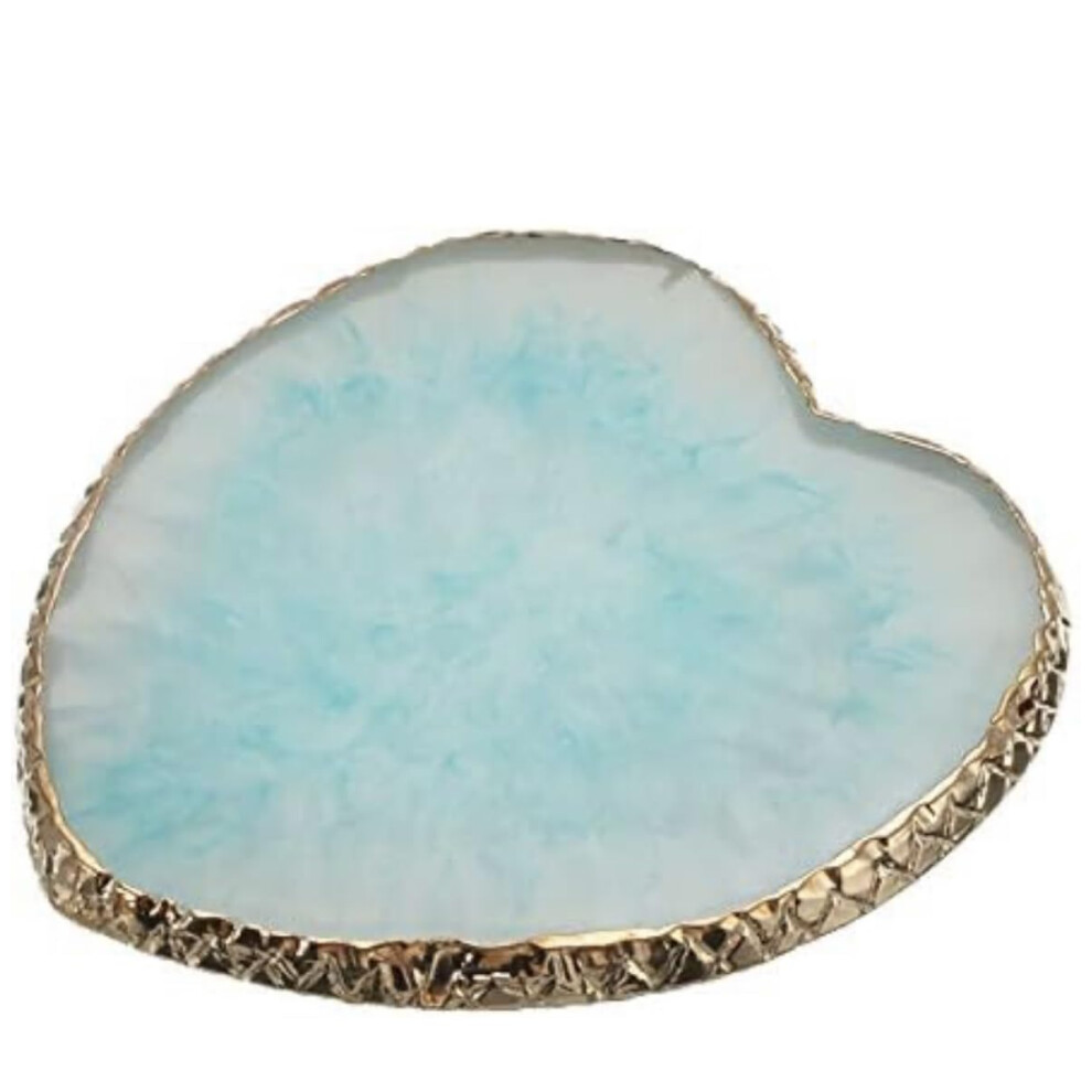 Blue Jade Stone Nail Art Palette With Multicompartment Design And Nonslip Easyclean Surface
