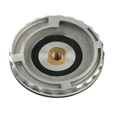 12.5cm Snail Lock Backer Pad for Stone Polishing, Durable Aluminum Rubber Holder with Quick Tool Change