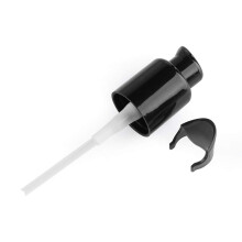Leak Proof Foundation Pump Dispenser with Lock Design for Liquid Makeup Bottle, Black, 1 Count