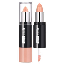 Moisturizing Tinted Lip Gloss with Long Lasting Shine, 2 in 1 Formula for Natural Glossy Lip Makeup