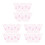 300Pièces Mini Plastique Rose Pour Sourcils Et Séparation Cils 5
