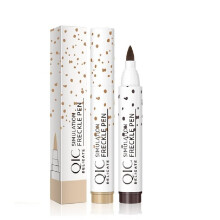2Pcs Freckle Pen Set Waterproof LongLasting Ink Precision Felt Tip Natural Look Dual Color Light Brown Dark Brown