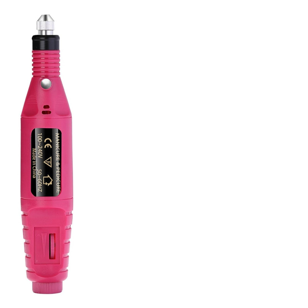 Red Electric Nail Drill 20000Rpm Professional Nail File Kit Usb Powe For Manicure And Pedicure