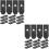 40Pièces Outils Fixation Table Noir Solides Polyvalents 5