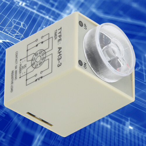 AH3-3 Timer Relay DC24V 3S 8-Pin 5A 220V