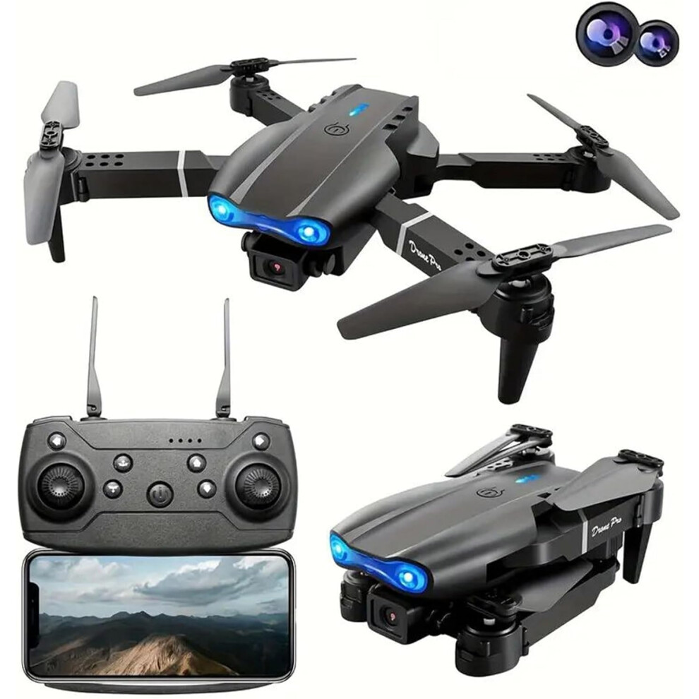 4K Drone With Camera For Adults, Brushless Motor Fpv Quadcopter With 360 Obstacle Avoidance, Auto And Altitude Hold Black 9330225600213