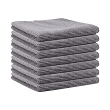 Microfiber Cleaning Cloths Pack of 5, Ultra Absorbent Scratch Towels for Kitchen and Home, MultiColor