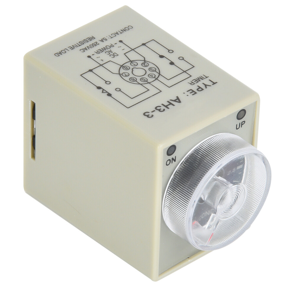 Electronic Timer Relay AH3-3 DC24V 8 Pins