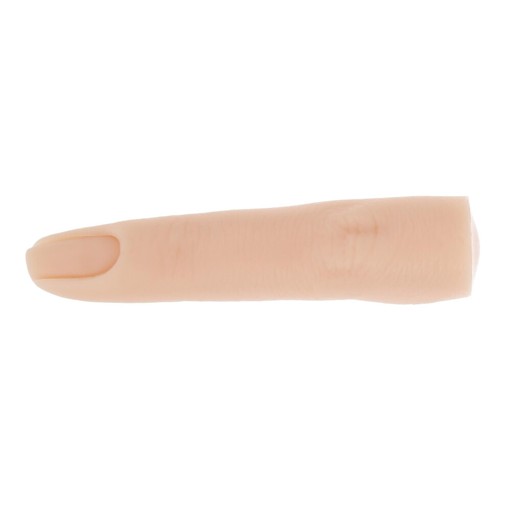 Flexible Silicone Nail Practice Finger for Acrylic Nails, Reusable Bendable Mannequin for DIY Manicure Training