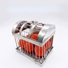 Magic Fire Cage for Magicians Stage Illusions, Foldable Dove Production Prop with Quick Transformation Effect