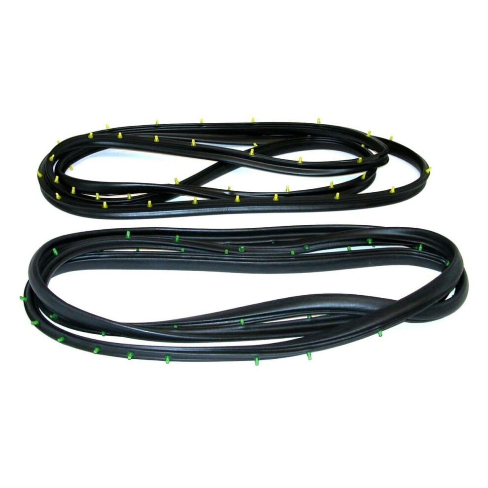 Front Door Seal Kit Waterproof Noise Reduction Weatherstrip For Chevy Gmc Express Savana 3500 2500 1500 Pair 9330225558026